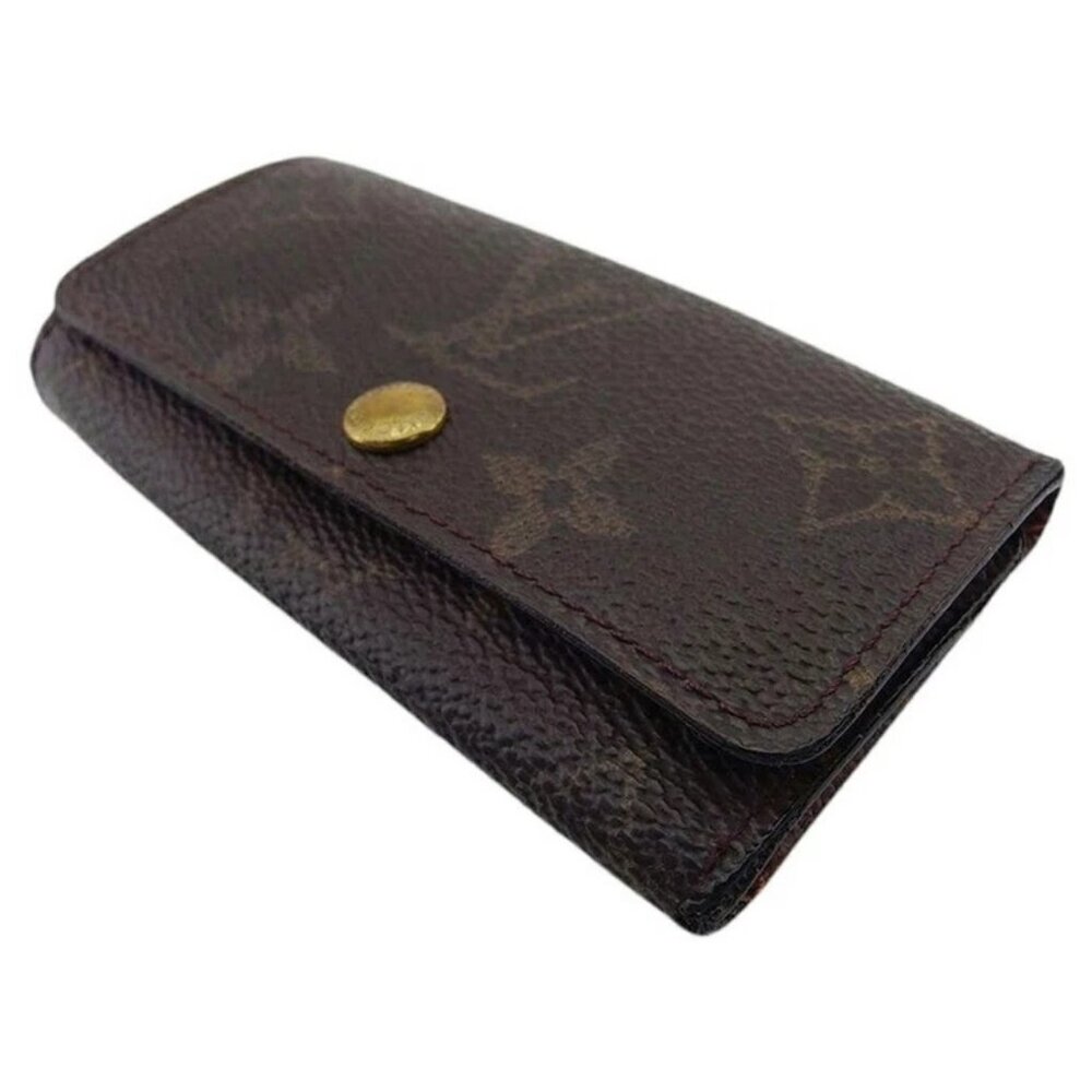 LOUIS VUITTON Key holder Brown beige gold Women M62631 Authentic secondhand